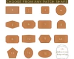 Hat Patch Shapes New – Depoister Creations