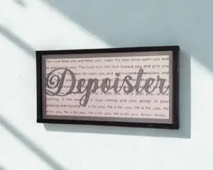 Family Blessing Decor